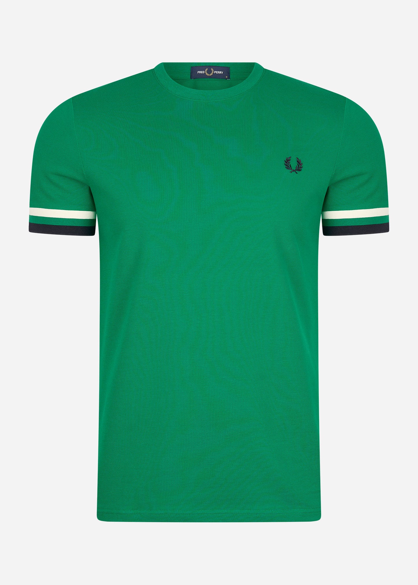 Fred Perry T-shirts  Bold tipped pique t-shirt - fp green 