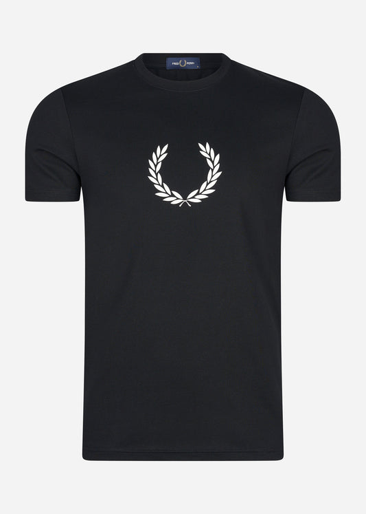 Fred Perry T-shirts  Laurel wreath graphic t-shirt - black 