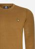 Lyle & Scott Truien  Cotton merino crew jumper - anniversary gold 