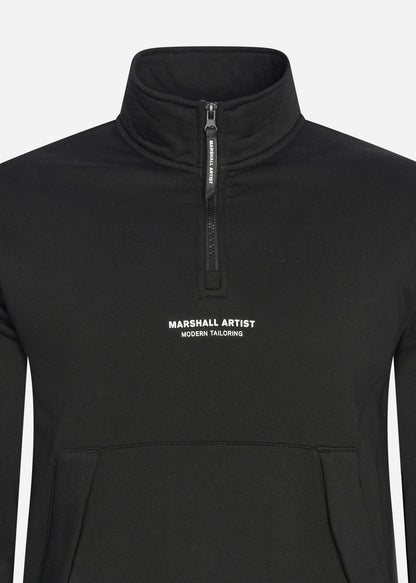 Marshall Artist Truien  Siren 1/4 zip - black 