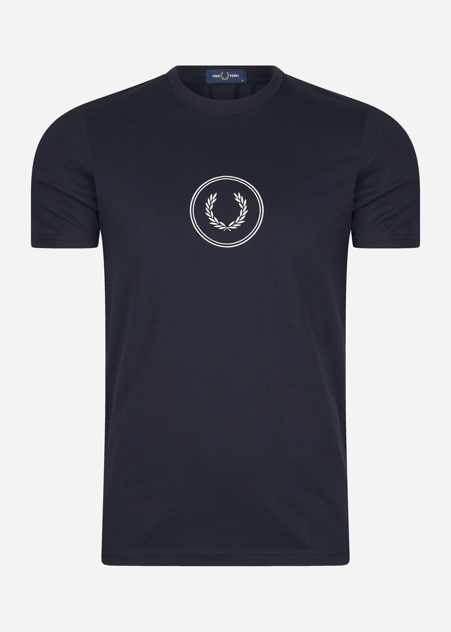 Fred Perry T-shirts  Circle branding t-shirt - navy 