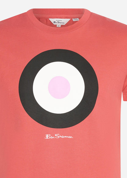 Ben Sherman T-shirts  Signature target tee - raspberry 