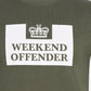 weekend offender t-shirt dark green