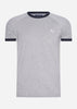 Fred Perry T-shirts  Panelled taped t-shirt - steel marl 