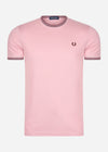 Fred Perry T-shirts  Twin tipped t-shirt - chalky pink 