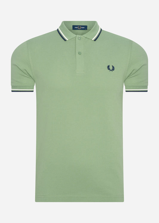 Fred Perry Polo's  Twin tipped fred perry shirt - pistachio 