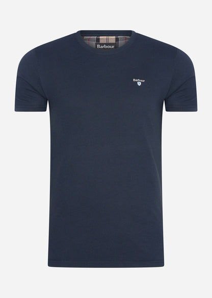 Barbour T-shirts  Tartan sports tee - new navy 