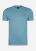 Lyle & Scott T-shirts  Plain t-shirt - skipton blue 