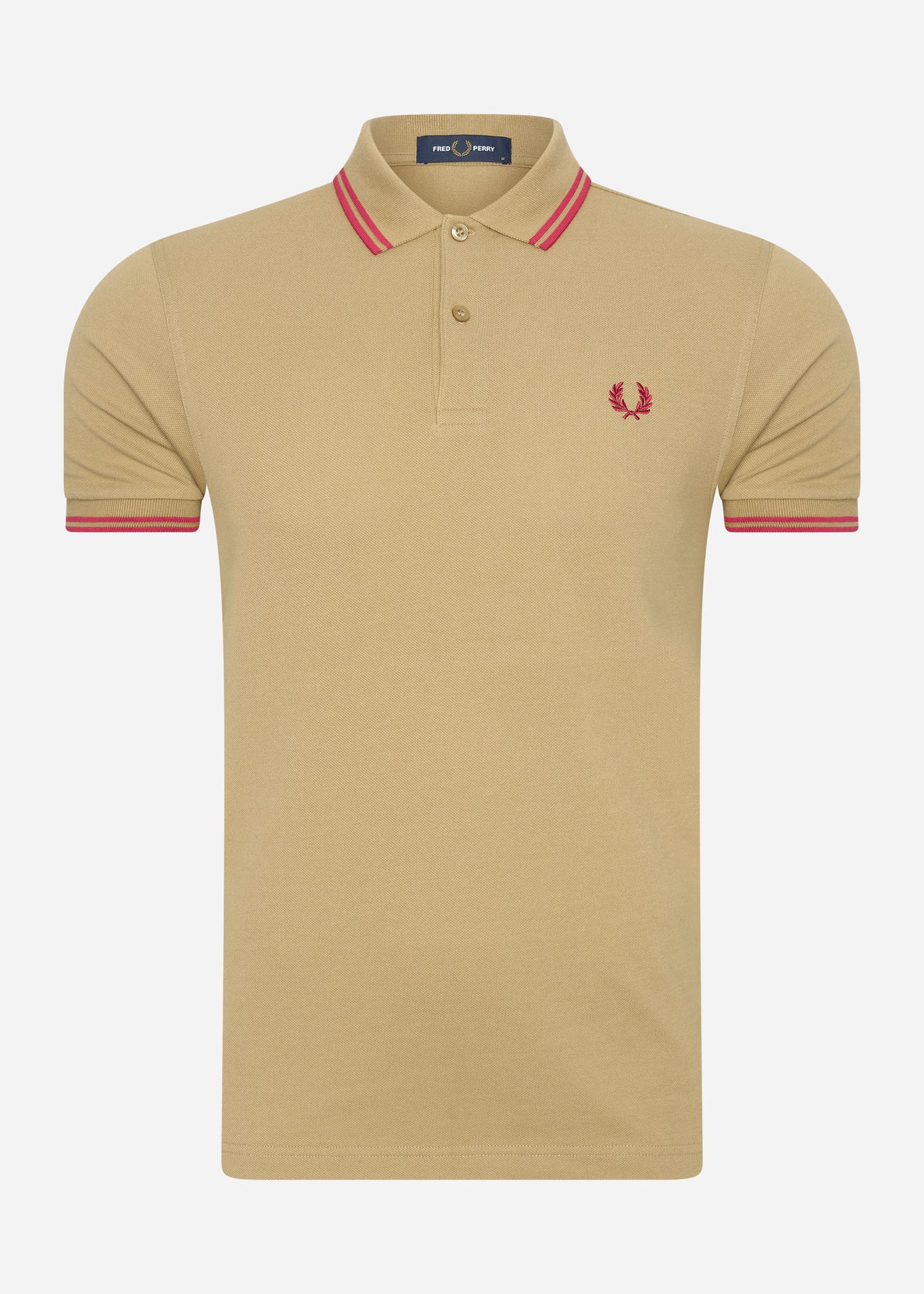 fred perry polo warm stone 