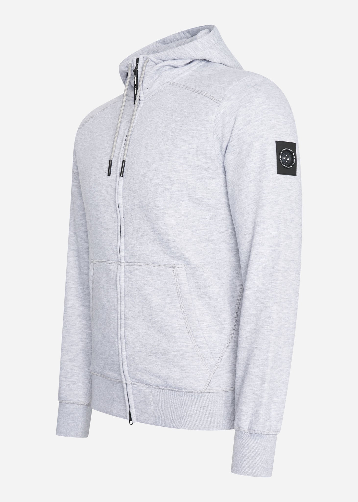 Marshall Artist Vesten  Siren full zip hood - grey marl 