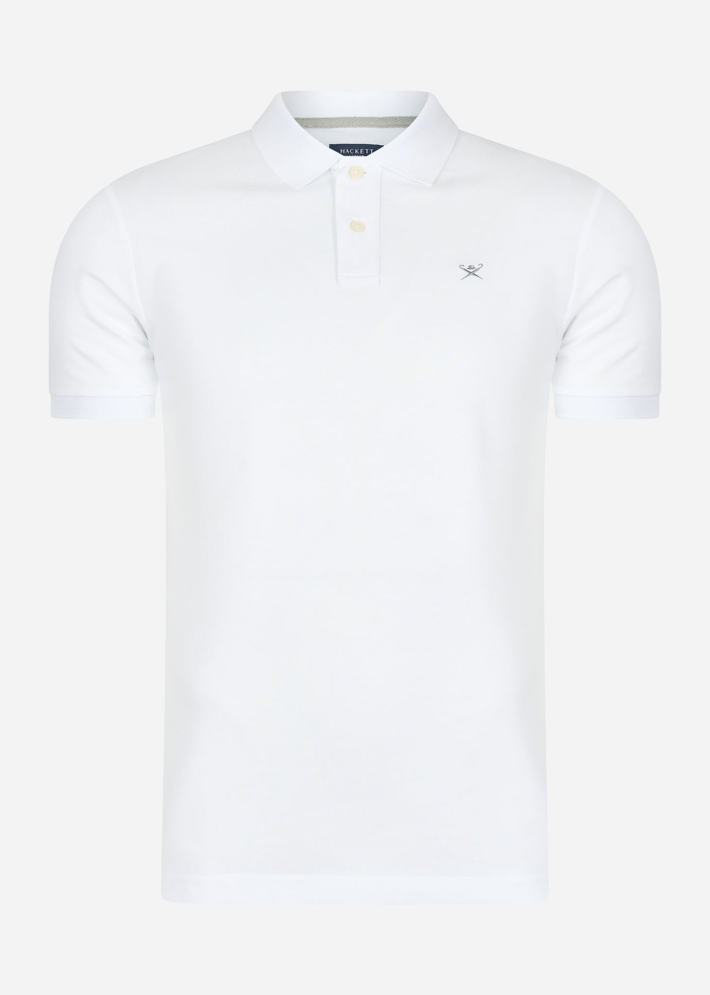 Hackett London Polo's  Cotton pique polo shirt - optic white 