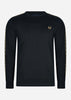 Fred Perry Longsleeve Tees  Long sleeve laured taped tee - black gold 