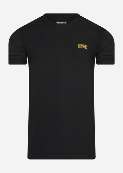 Barbour International T-shirts  Essential small logo tee - black 