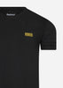 Barbour International T-shirts  Essential small logo tee - black 