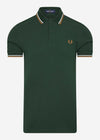 Fred Perry Polo's  Twin tipped polo - evergreen 