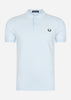 Fred Perry Polo's  Plain Fred Perry shirt - light ice 