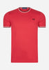 Fred Perry T-shirts  Twin tipped t-shirt - washed red 