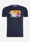 Weekend Offender T-shirts  Traffic - navy 