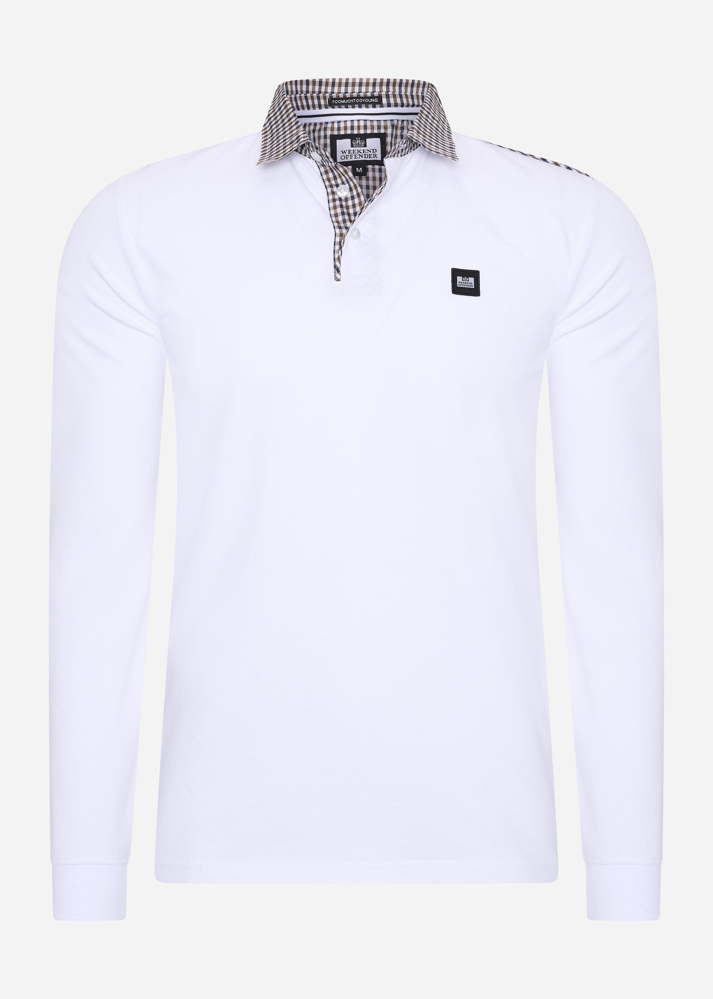 Weekend Offender Longsleeve Polo's  Tavarez - white 