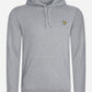 Pullover hoodie - mid grey marl - Lyle & Scott