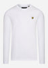 Lyle & Scott Longsleeve Tees  L/S t-shirt - white 