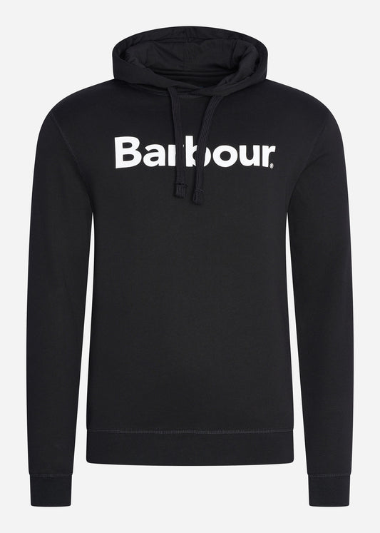 Barbour Hoodies  Logo popover hoodie - black 