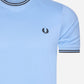 Twin tipped t-shirt - sky - Fred Perry