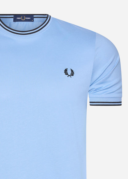 Fred Perry T-shirts  Twin tipped t-shirt - sky 