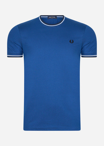 Fred Perry T-shirts  Twin tipped t-shirt - shaded cobalt 