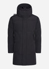 MA.Strum Jassen  Long down coat - jet black 