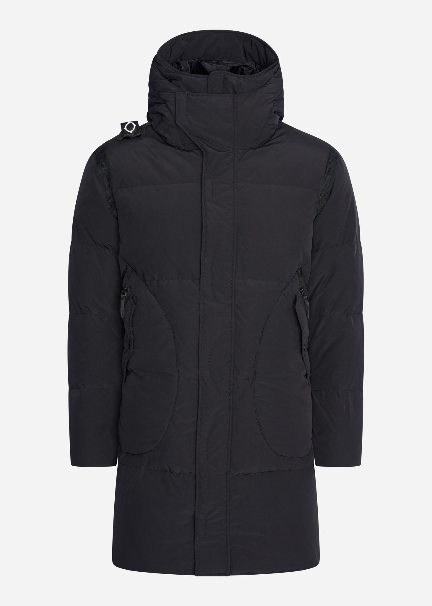 MA.Strum Jassen  Long down coat - jet black 