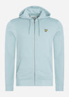 Lyle & Scott Vesten  Zip through hoodie - away blue 