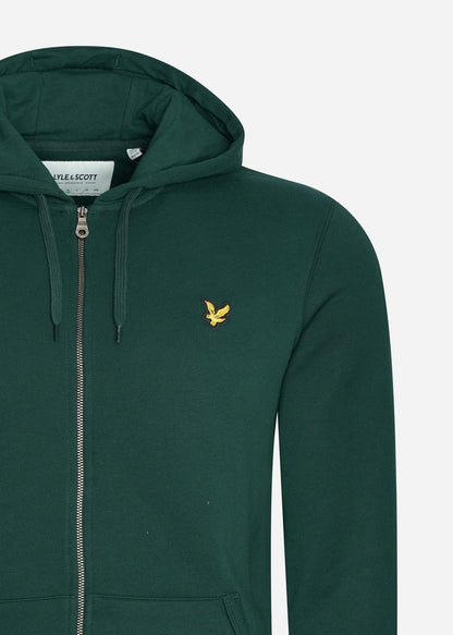 Lyle & Scott Vesten  Zip through hoodie - dark green 