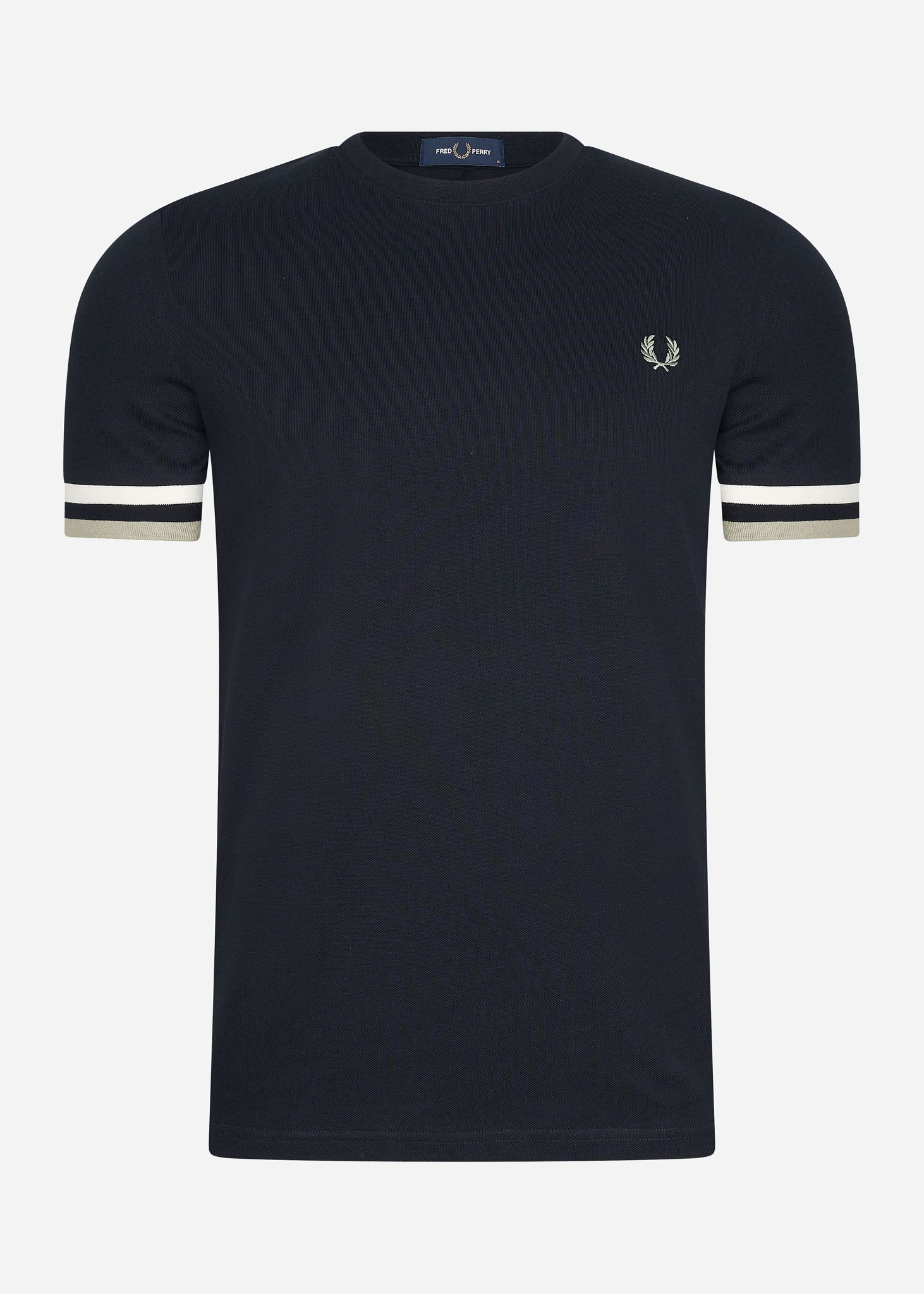 Fred Perry T-shirts  Bold tipped pique t-shirt - navy 