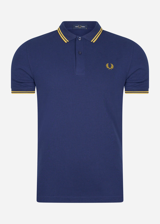 Fred Perry Polo's  Twin tipped fred perry shirt - french navy golden hour 