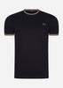 Fred Perry T-shirts  Twin tipped t-shirt - black 