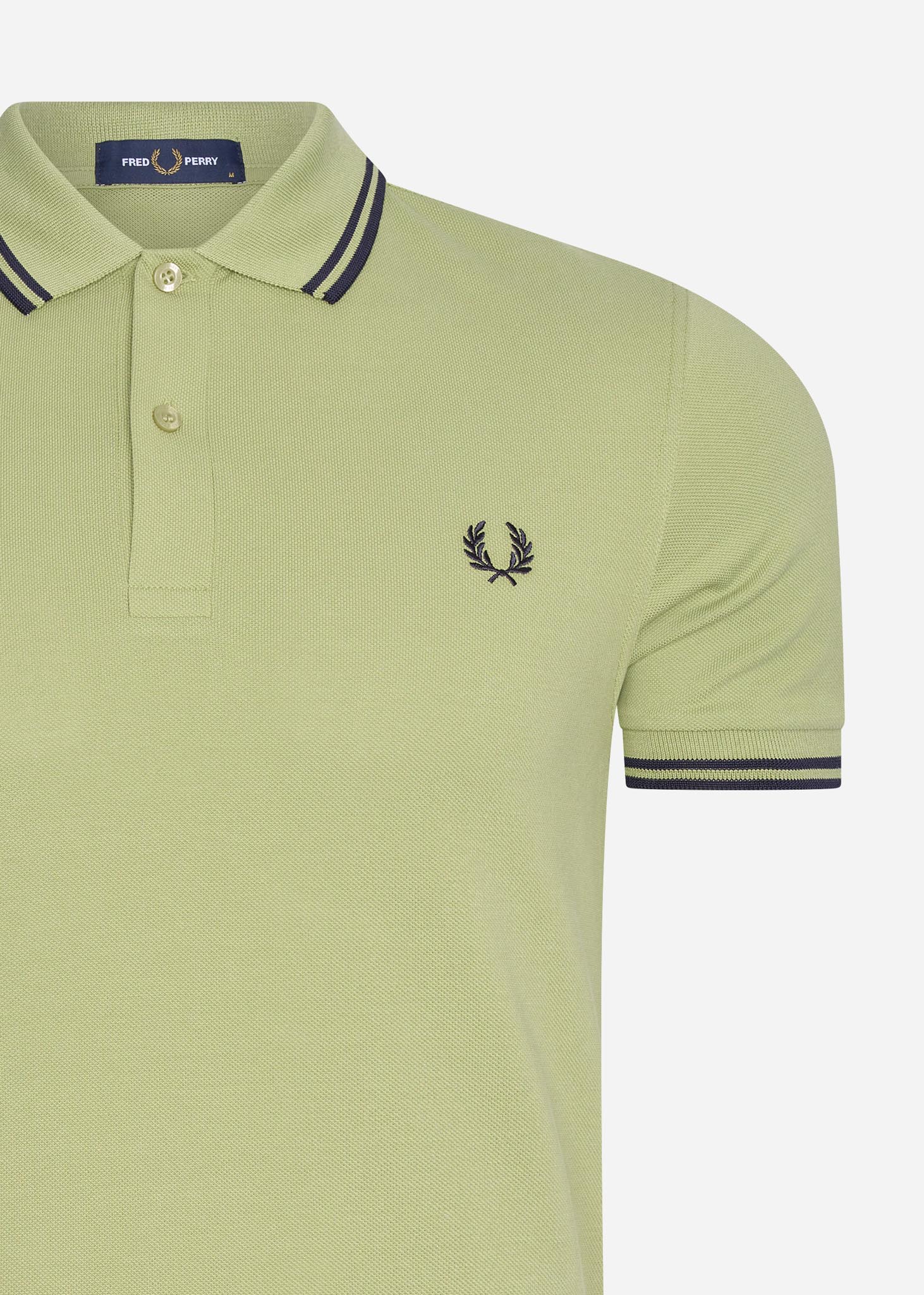 Fred Perry Polo's  Twin tipped fred perry shirt - sage green 