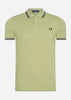 Fred Perry Polo's  Twin tipped fred perry shirt - sage green 