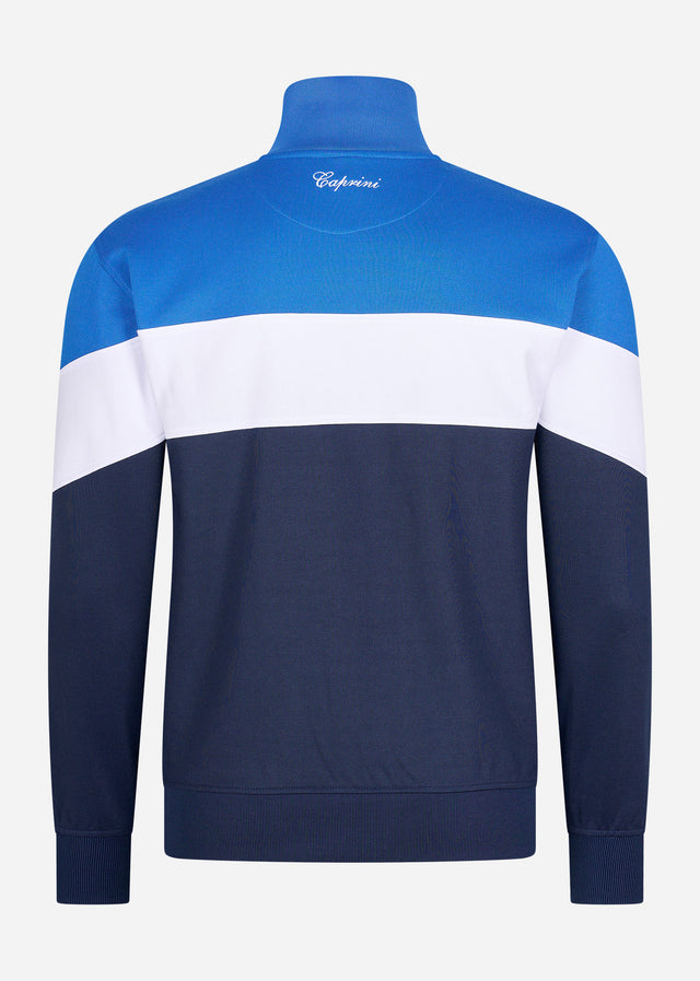 Ellesse Cardigans  Caprini track top - blue navy white 