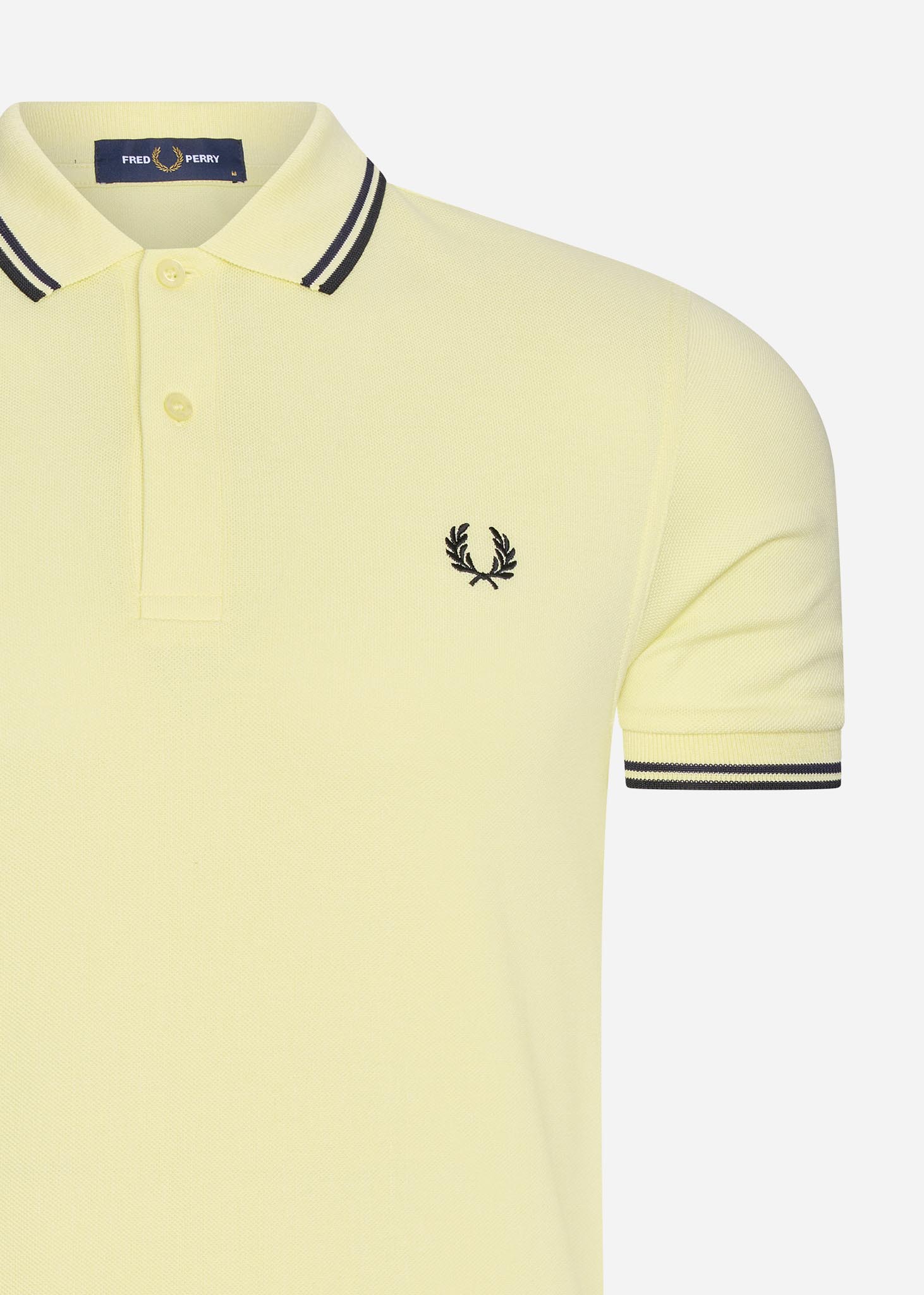 Twin tipped fred perry shirt - wax yellow - Fred Perry