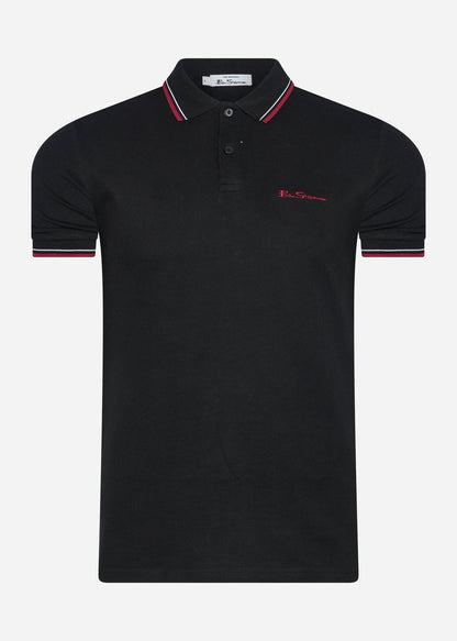 Ben Sherman Polo's  Signature polo - black 