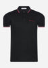 Ben Sherman Polo's  Signature polo - black 