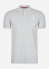 Hackett London Polo's  Heritage logo polo - grey marl 