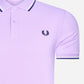Twin tipped fred perry shirt - lilac soul - Fred Perry
