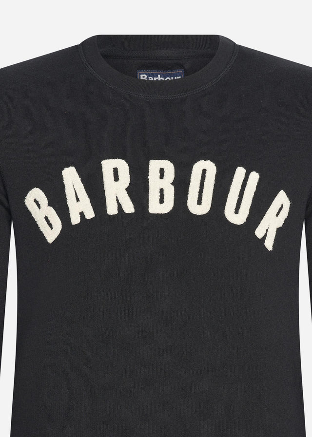 Barbour Sweaters  Prep logo crew - black 