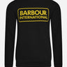 Barbour International Truien  Large logo sweat - black 