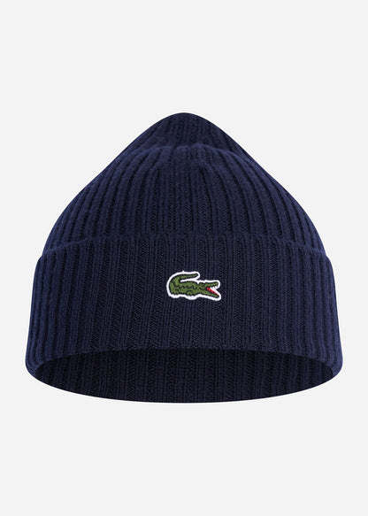 Lacoste Mutsen Beanie - navy blue