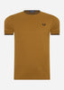 Fred Perry T-shirts  Twin tipped t-shirt - dark caramel 