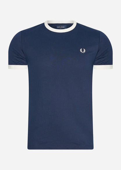 Fred Perry T-shirts  Taped ringer t-shirt - carbon blue 