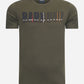 Barbour t-shirt with print green